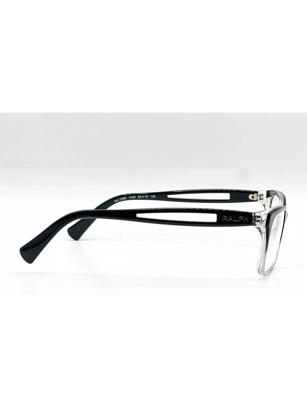 Ralph Lauren RA7069 1448 Black Rectangle Authentic Eyeglass Frames 53-18-135